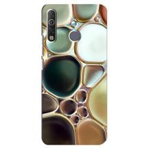 Мраморный чехол на TECNO Camon 12 Air CC6 (VPrint) (Радужный Мрамор)