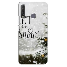 Новогодние, Праздничные Чехлы для TECNO Camon 12 Air CC6 - 2024 год – Let it snow