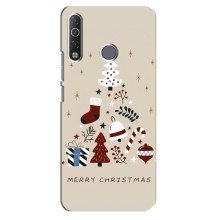 Різдвяні Чохли для TECNO Camon 12 Air CC6 (VPrint) (Merry Christmas)