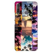 Силиконовый чехол с КАРТИНКАМИ лето для TECNO Camon 12 Air CC6 (AlphaPrint) (Летний отпуск)