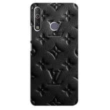 Текстурный Чехол Louis Vuitton для Техно Камон 12 Ейр (Черный ЛВ)
