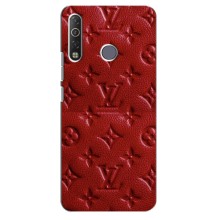 Текстурный Чехол Louis Vuitton для Техно Камон 12 Ейр (Красный ЛВ)