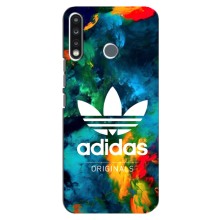Чехлы Адидас для TECNO Camon 12 CC7 (AlphaPrint) (Яркий Адидас)