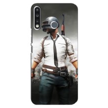 Чохол з картинкою "Герой Pubg" на TECNO Camon 12 CC7 (Пабг)