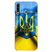 Чохол з картинкою (Патріотичний ГЕРБ) на TECNO Camon 12 CC7 (Герб і Прапор України)