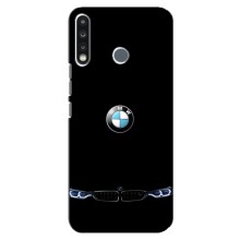 Силіконовий бампер з картинкою машини на TECNO Camon 12 CC7 (Чорний BMW)