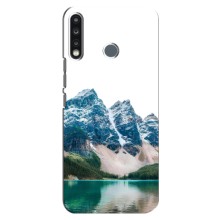 Силиконовый чехол с КАРТИНКАМИ лето для TECNO Camon 12 CC7 (AlphaPrint) (Гори)
