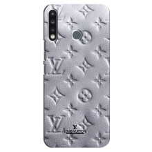 Текстурный Чехол Louis Vuitton для Техно Камон 12 – Белый ЛВ