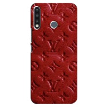 Текстурний Чохол Louis Vuitton для Техно Камон 12 – Червоний ЛВ