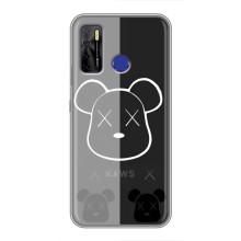 Чехлы для TECNO Camon 15 Air - Bearbrick Louis Vuitton (PREMIUMPrint) (БеарБрик глаза)