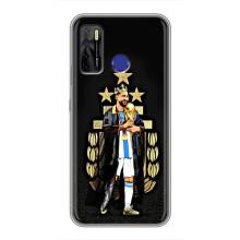 Чехлы для TECNO Camon 15 Air (Leo чемпион) (AlphaPrint) (Месси Король)