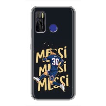 Чохли для TECNO Camon 15 Air (Leo чемпіон) (AlphaPrint) (Messi ПСЖ)