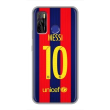 Чохли Мессі для TECNO Camon 15 Air (AlphaPrint) (Messi Barca 10)