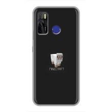 Чехол Майнкрафт на TECNO Camon 15 Air (AlphaPrint) Minecraft (Овечка Майнкрафт)