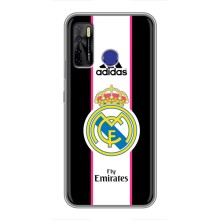 Чехол для TECNO Camon 15 Air с принтом (Лого Real Madrid)