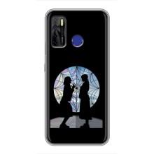 Чехлы Венсдей на TECNO Camon 15 Air Уэнсдей (AlphaPrint) (комната Уэнздей)