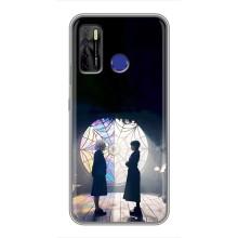 Чехлы Венсдей на TECNO Camon 15 Air Уэнсдей (AlphaPrint) (Уэнздей и Инид)