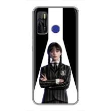 Чехлы Венсдей на TECNO Camon 15 Air Уэнсдей (AlphaPrint) (W-Wednesday)