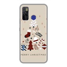 Різдвяні Чохли для TECNO Camon 15 Air (VPrint) (Merry Christmas)