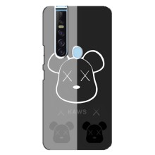 Чехлы для TECNO Camon 15 Pro - Bearbrick Louis Vuitton (PREMIUMPrint) (БеарБрик глаза)