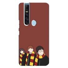 Чехлы с Гарри Поттером для TECNO Camon 15 Pro (AlphaPrint) – Гарри с друзьями