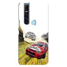Чехлы с Машинами на Техно Камон 15 Про (VPrint) (Гоночные Тачки)
