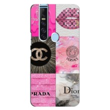 Чохол (Dior, Prada, YSL, Chanel) для TECNO Camon 15 Pro – Модніца
