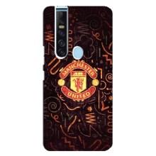 Чехол Манчестер Юнайтед для Техно Камон 15 Про (AlphaPrint) (эмблема МЮ)