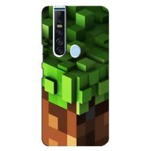 Чехол Майнкрафт на TECNO Camon 15 Pro (AlphaPrint) Minecraft (текстура Майнкрафт)