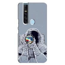 Чехол NASA для TECNO Camon 15 Pro (AlphaPrint) (Космонавт фото)