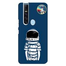 Чехол NASA для TECNO Camon 15 Pro (AlphaPrint) (Мальчик в шлеме)
