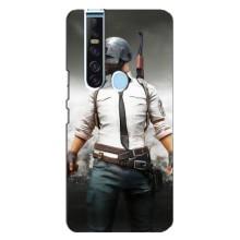 Чехол PUBG для Техно Камон 15 Про (AlphaPrint) (Пабг мен)