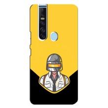 Чехол PUBG для Техно Камон 15 Про (AlphaPrint) (Пабг в шлеме)