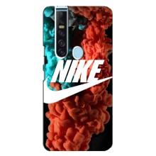 Чехол для TECNO Camon 15 Pro - с принтом Найк (AlphaPrint) (Дымчатый найк)