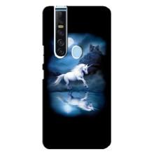 Чехол для Техно Камон 15 Про - (Единорожки - Новинки) (AlphaPrint) (Единорог)