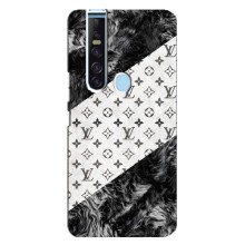 Чехол Стиль Louis Vuitton на TECNO Camon 15 Pro (LV на белом)