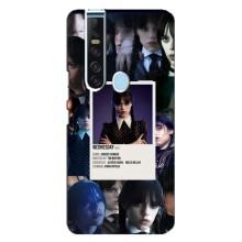 Чехлы Венсдей на TECNO Camon 15 Pro Уэнсдей (AlphaPrint) (коллаж Уэнздей)