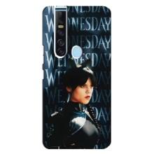 Чехлы Венсдей на TECNO Camon 15 Pro Уэнсдей (AlphaPrint) (Уэнздей кошка)