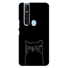 Чехол с рисунком кот на TECNO Camon 15 Pro – Равнодушный кот