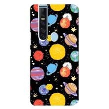 Космические Чехлы для Техно Камон 15 Про (VPrint) (Рисованные планеты)