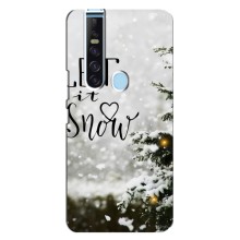 Новогодние, Праздничные Чехлы для TECNO Camon 15 Pro - 2024 год (Let it snow)