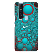 Силиконовый Чехол на TECNO Camon 15 Pro с картинкой Nike (Найк зеленый)