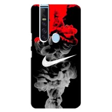 Силиконовый Чехол на TECNO Camon 15 Pro с картинкой Nike (Nike дым)