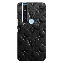 Текстурный Чехол Louis Vuitton для Техно Камон 15 Про – Черный ЛВ