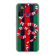 Чохли  GUCCI для ТЕКНО Камон 15 (AlphaPrint) (Gucci змія)