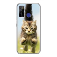 Чохли з Котиками для TECNO Camon 15 (VPrint) (Прижок кота)