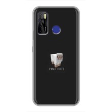 Чохол Майнкрафт на TECNO Camon 15 (AlphaPrint) Minecraft (Овечка Майнкрафт)