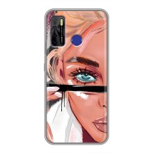 Чохол з друком для TECNO Camon 15 - (Мода) (AlphaPrint) (Макіяж)