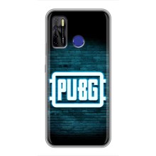 Чеjхол PUBG для ТЕКНО Камон 15 (AlphaPrint) (Лого PUBG)