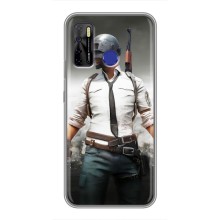 Чеjхол PUBG для ТЕКНО Камон 15 (AlphaPrint) (Пабг мен)